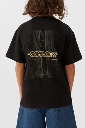 T-shirt Luke met printopdruk zwart
