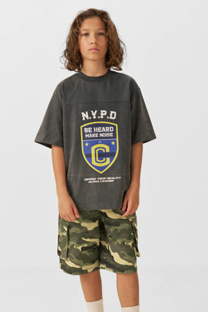 oversized T-shirt Royce donkergrijs