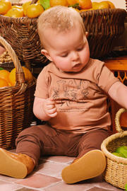 thumbnail: Z8 newborn T-shirt Givano bruin