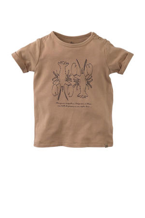 T-shirt Givano bruin