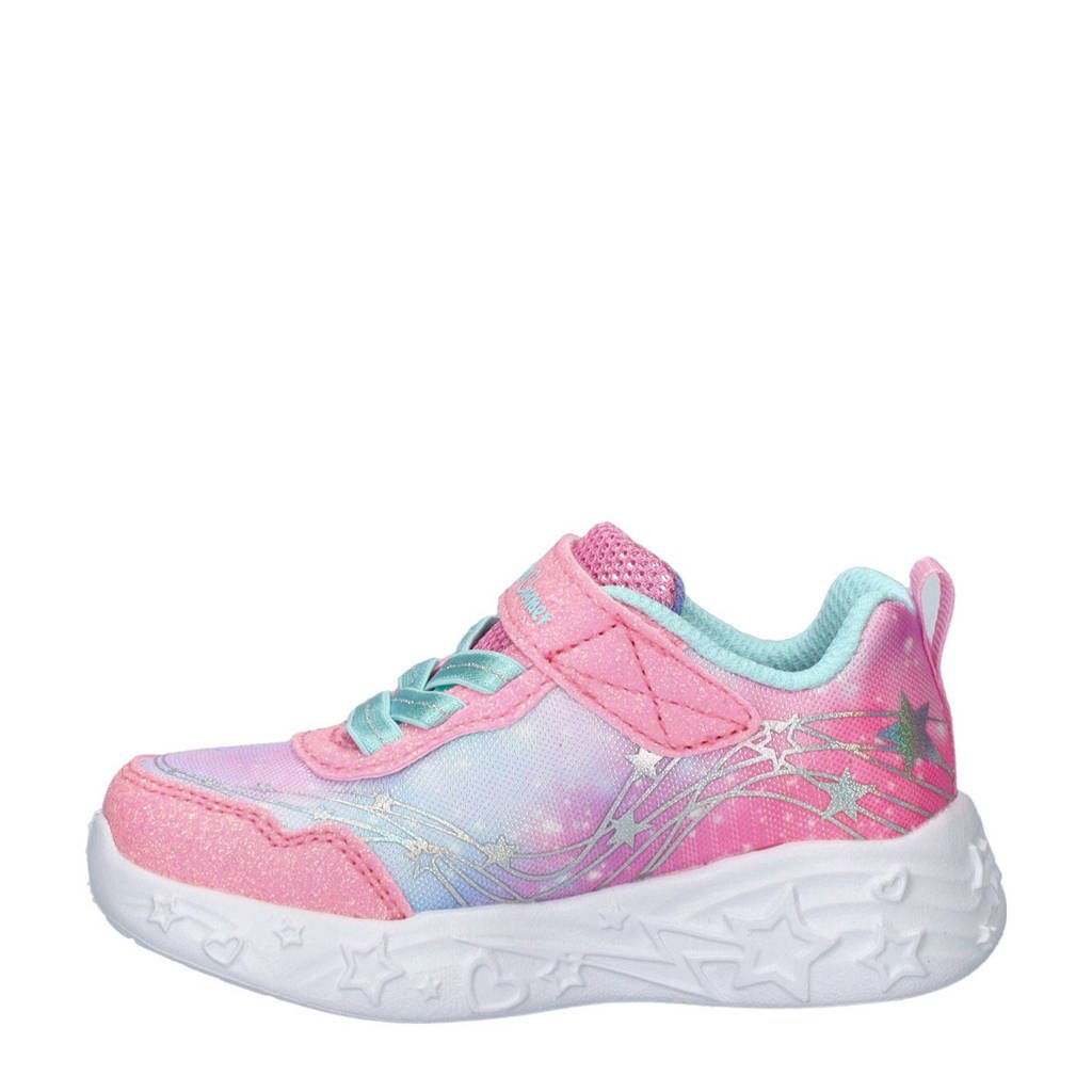 Skechers Unicorn Dreams chunky sneakers met lichtjes roze