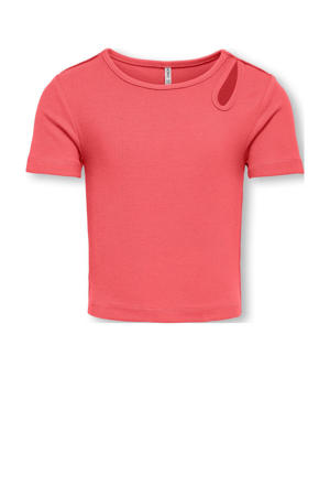 cropped top koraalroze