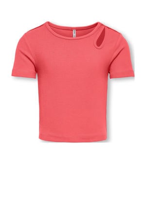 cropped top koraalroze