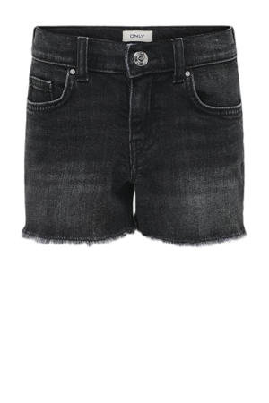 straight denim short