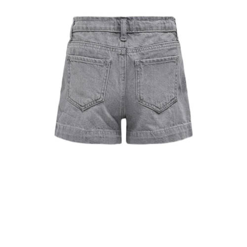 KIDS ONLY GIRL wide leg denim short grey denim Korte broek Grijs Effen