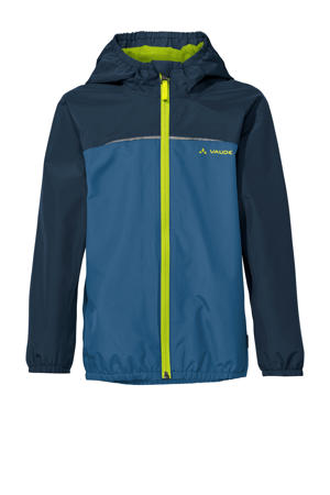 regenjas blauw/geel