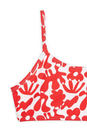 thumbnail: America Today crop bikini met koraalprint rood