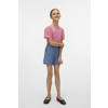 VERO MODA GIRL T-shirt roze broderie