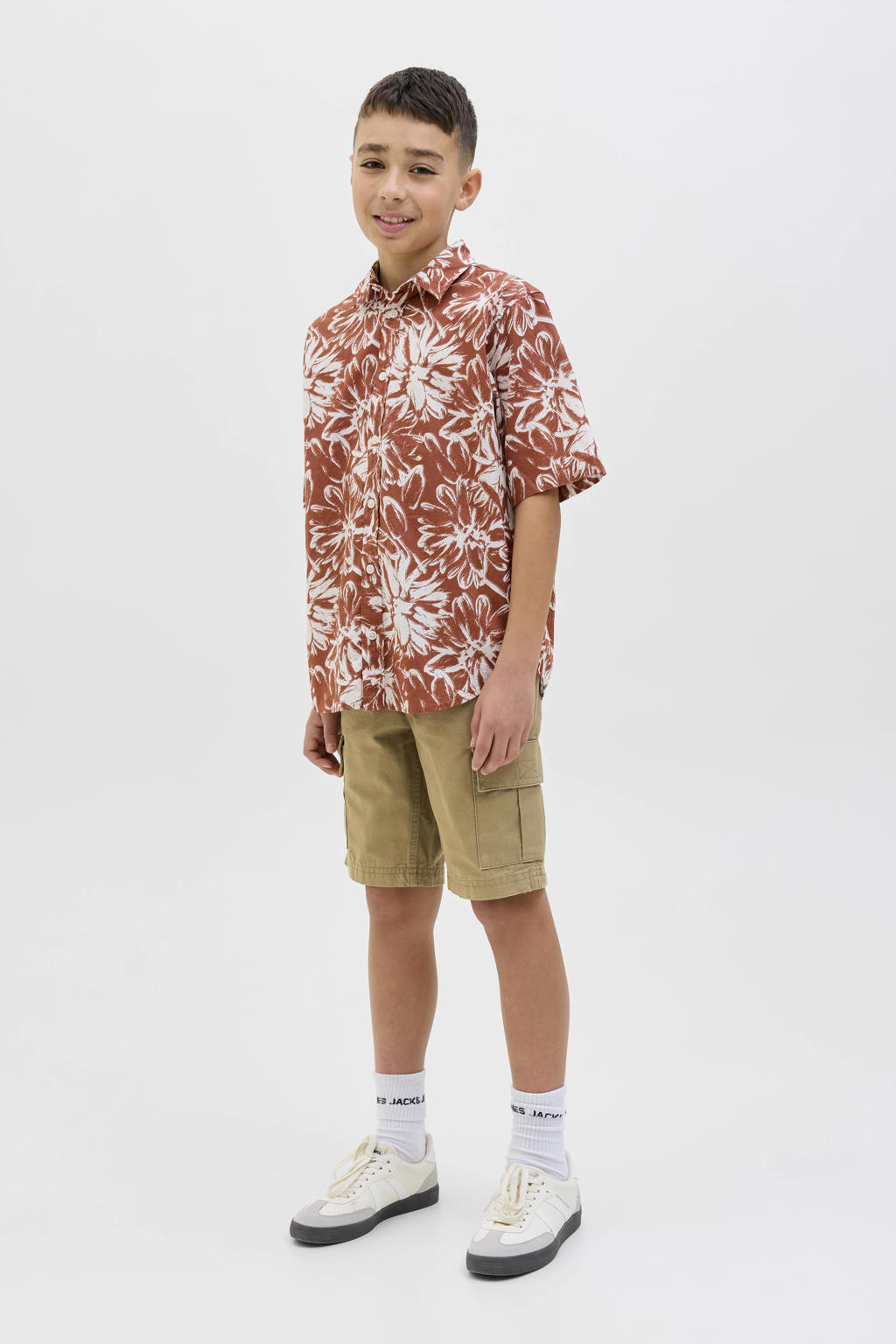 JACK & JONES JUNIOR loose cargo short bruin