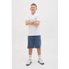 JACK & JONES JUNIOR denim short medium blue denim