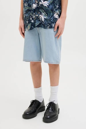 denim short light blue denim