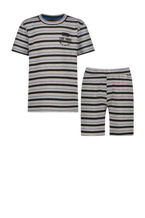   shortama grijs melange