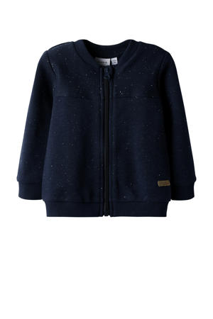 sweatvest donkerblauw
