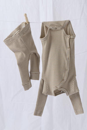 overslagromper beige/wit