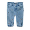 NAME IT BABY regular waist regular fit jeans light blue denim