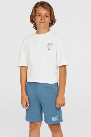 sweatshort blauw