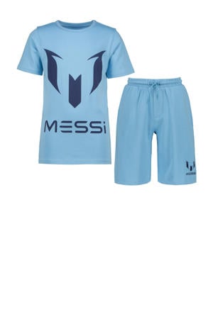 shortama lichtblauw/donkerblauw