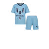 Messi T-shirt + korte broek lichtblauw