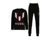 Messi pyjama zwart/roze