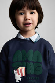 thumbnail: Mango Kids sweater donkerblauw