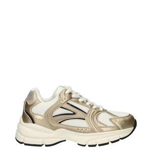 chunky sneakers goud