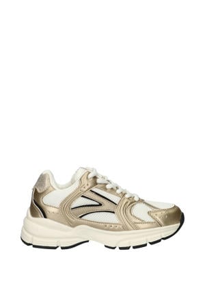 chunky sneakers goud