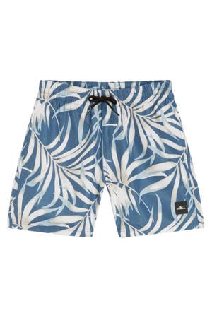 zwemshort Cali blauw/wit