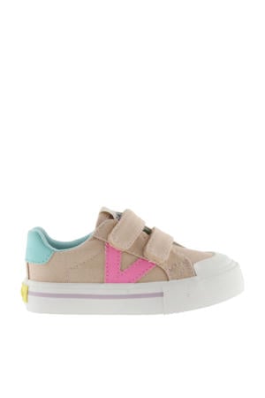 Tribu Tiras Lona sneaqkers beige/roze