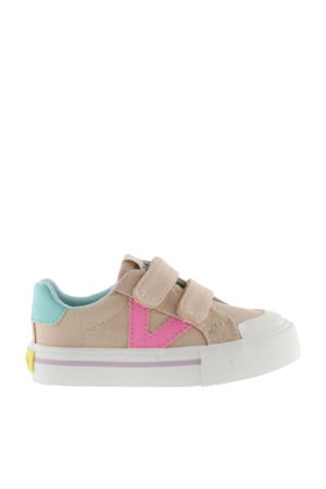 Tribu Tiras Lona sneaqkers beige/roze