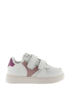 1124104  sneakers wit/roze