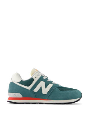 574  sneakers petrol/wit