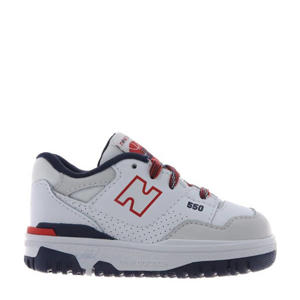 550  sneakers wit/blauw/rood