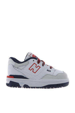 550  sneakers wit/blauw/rood