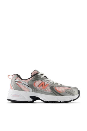 530  sneakers zilver/zalmroze/wit