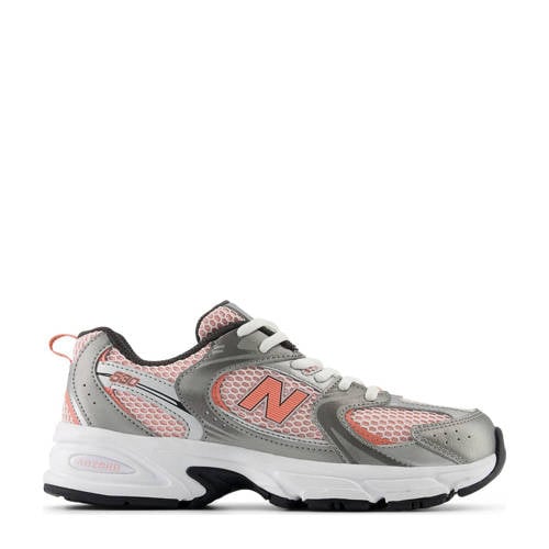 New Balance 530 sneakers zilver/zalmroze/wit Jongens/Meisjes Mesh Meerkleurig