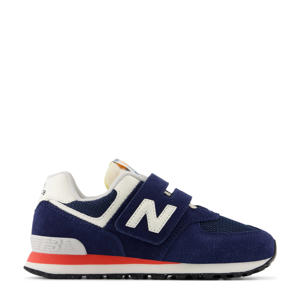574  sneakers donkerblauw/wit/rood