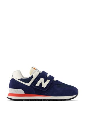 574 sneakers donkerblauw/wit/rood