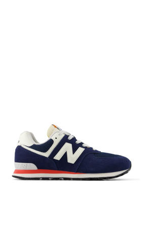 574  sneakers donkerblauw/wit