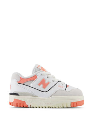 550  sneakers wit/beige/oranje