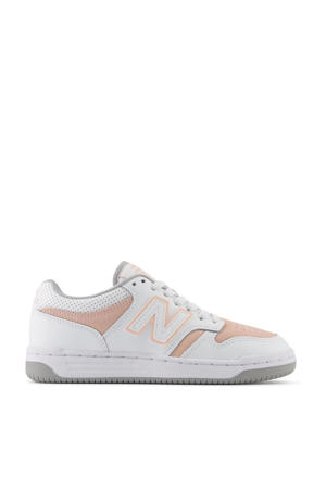 480  sneakers wit/zalmroze