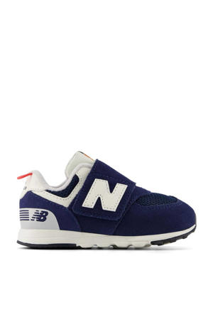 574  sneakers donkerblauw/wit