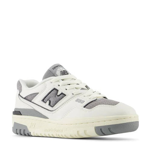 New Balance 550 sneakers wit/grijs Jongens/Meisjes Leer