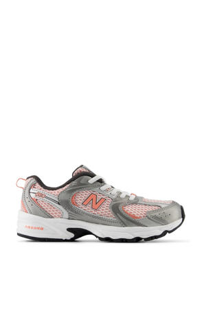 530  sneakers zilver/zalmroze/wit