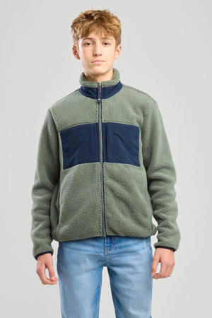 teddy jas lente groen