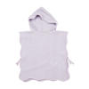 Meyco badstof badponcho Wavy soft lavender 1-3 jaar