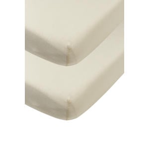 jersey hoeslaken co-sleeper - soft sand (set van 2)