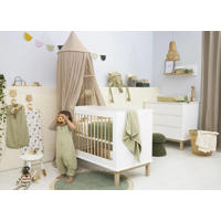 thumbnail: Meyco pre-washed hydrofiele zomer slaapoverall jumper soft olive