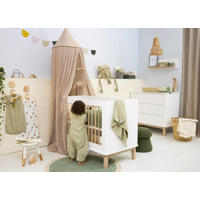 thumbnail: Meyco pre-washed hydrofiele zomer slaapoverall jumper soft olive