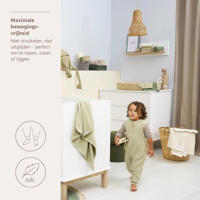 thumbnail: Meyco pre-washed hydrofiele zomer slaapoverall jumper soft olive