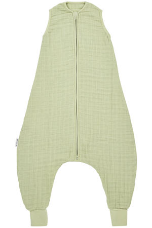 pre-washed hydrofiele zomer slaapoverall jumper soft olive